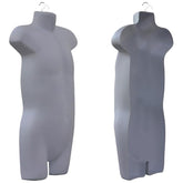 Display Guru Kids/Children’s Silver Hanging Body form Mannequin With Adjustable Stand for Shop Bust Display